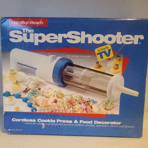 Hamilton Beach Kitchen Super Shooter Cordless Cookie Press Food